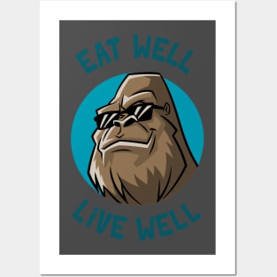 Eat Well, Live Well Posters and Art
